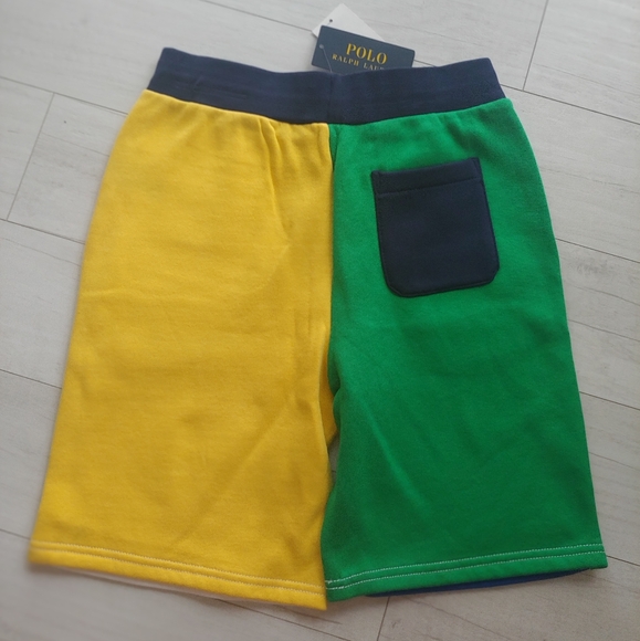 POLO Ralph Lauren NEW Color Block Fleece Shorts - Picture 4 of 7